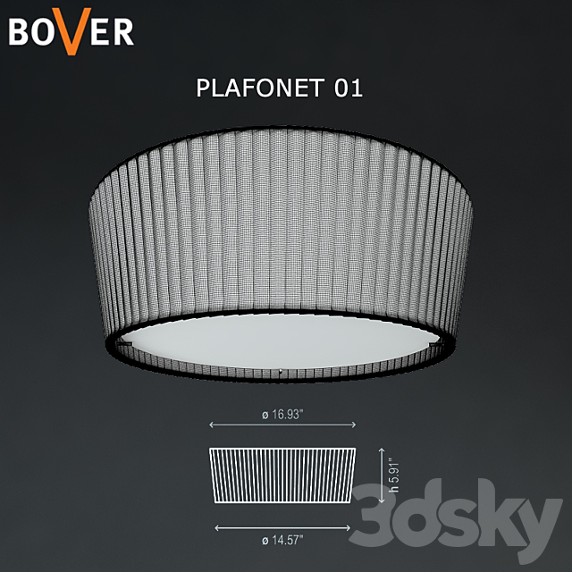 Bover Plafonet 01 3DS Max Model - thumbnail 2