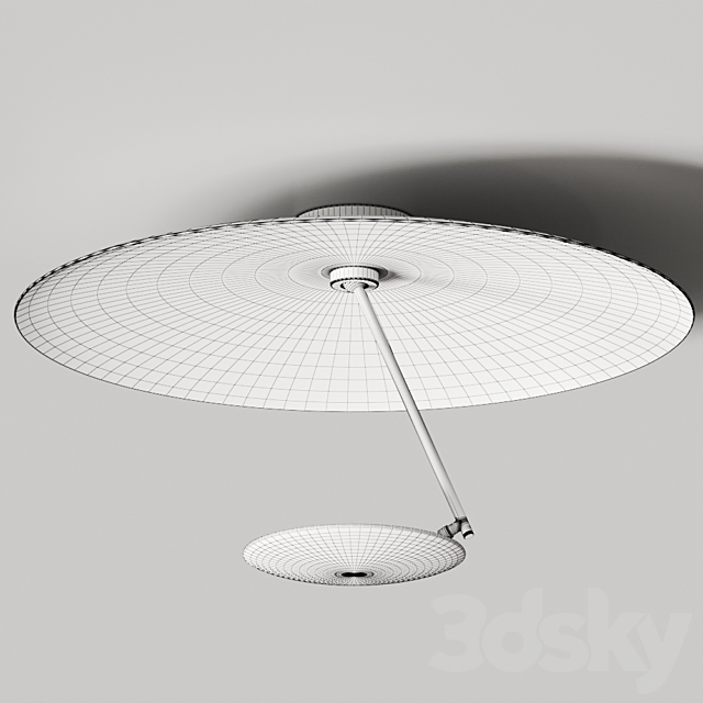 Catellani & Smith Lederam C150 Ceiling Lamp 3DS Max Model - thumbnail 3