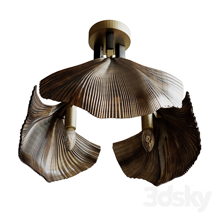 Ceiling chandelier Ginkgo 3DS Max - thumbnail 2