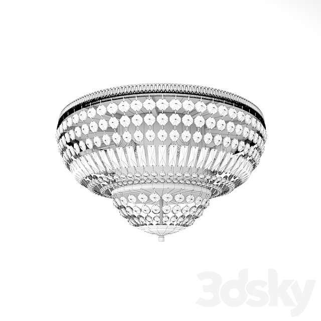 Ceiling chandelier – Isabella 3DSMax File - thumbnail 2