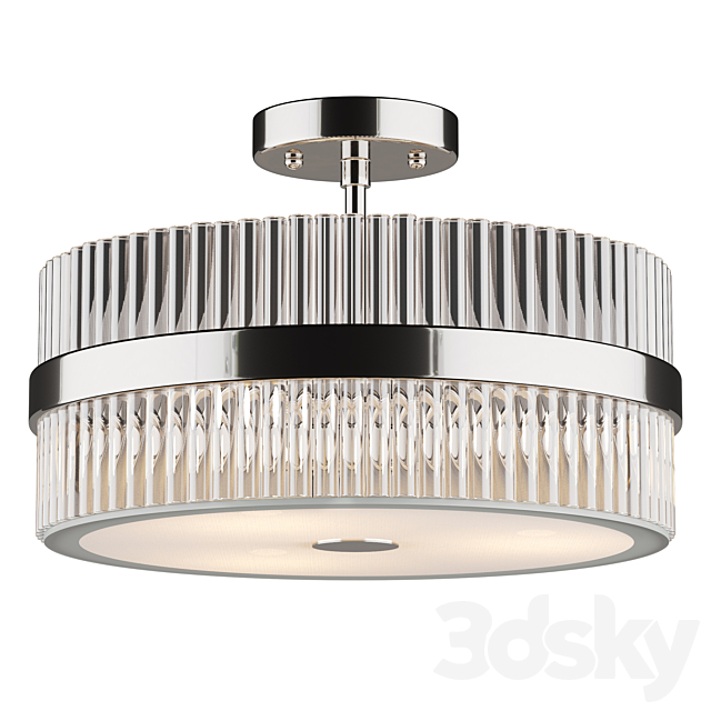 Ceiling chandelier NESCOTT ELK Group International 3ds Max - thumbnail 1