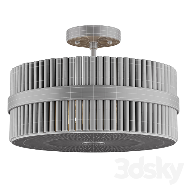 Ceiling chandelier NESCOTT ELK Group International 3ds Max - thumbnail 3