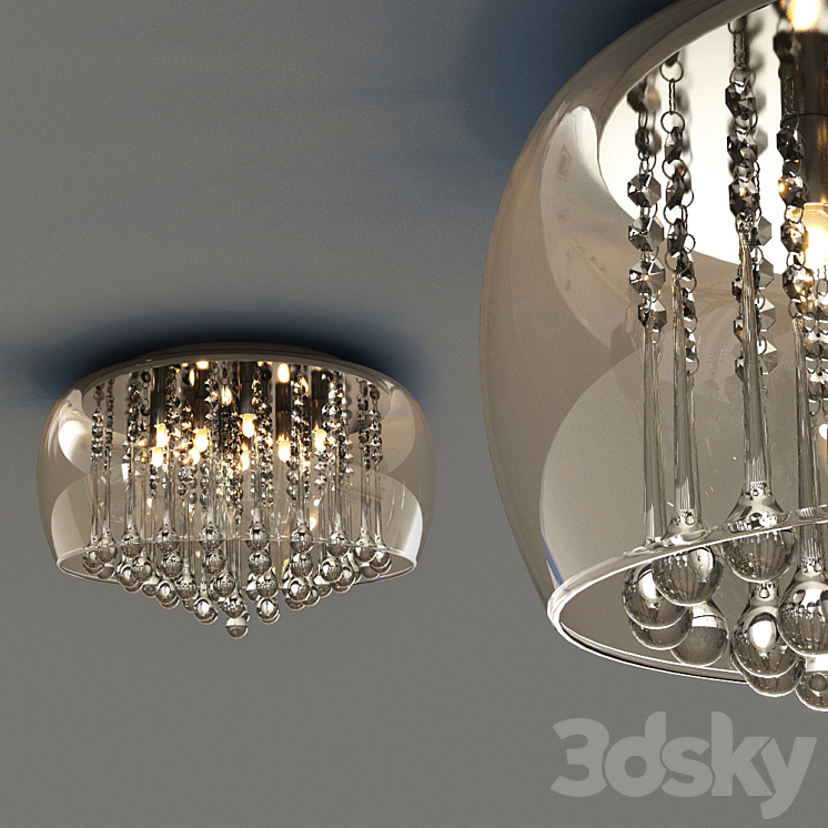 Ceiling lamp Arte lamp HALO A7054PL 3DS Max Model - thumbnail 2