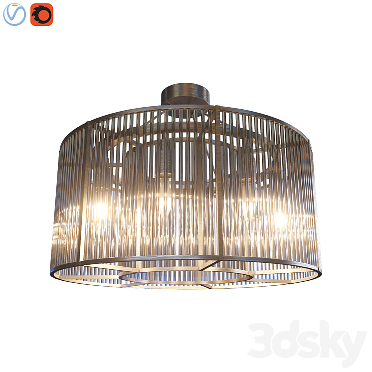 Ceiling Lamp Bernardi 3DS Max - thumbnail 1