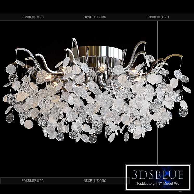 Ceiling lamp Divinare Spumante 7288\/26 PL-8 3DS Max - thumbnail 3