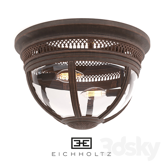 Ceiling lamp Eichholtz Ceiling Lamp Residential cooper 3ds Max - thumbnail 1