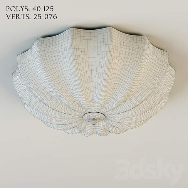 Ceiling light Arte Lamp A6180PL-3WH Cocoon 3DSMax File - thumbnail 2