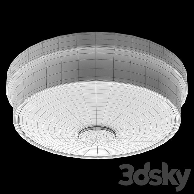 Ceiling Light Favorite Pannikin 3DS Max Model - thumbnail 2