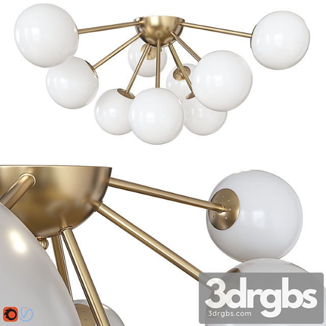 Ceiling Light Freya Alexis 3dsmax Download - thumbnail 1