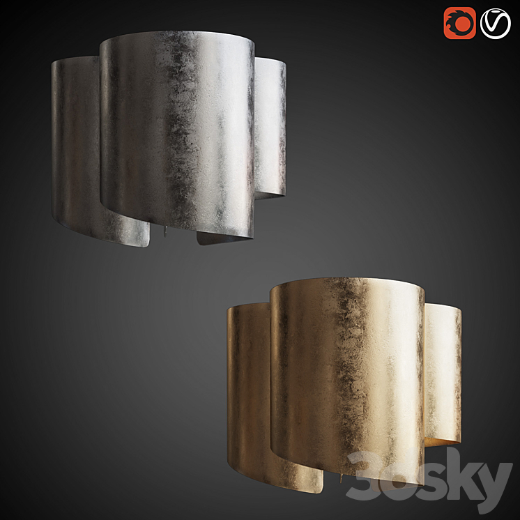 Ceiling light PITTORE_3 plafond 3DS Max - thumbnail 2