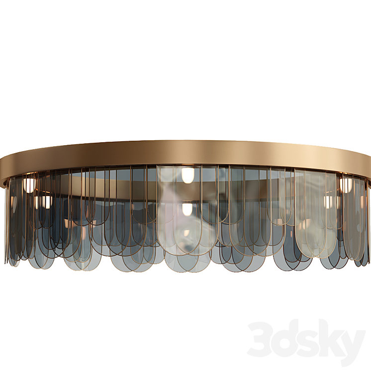 Chandelier 3DS Max Model - thumbnail 2