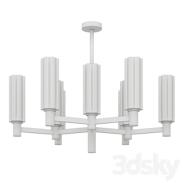 Chandelier Barolo Dantone Home medium 3DS Max Model - thumbnail 2