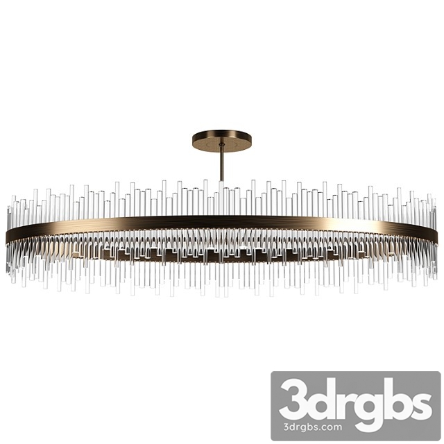 Chandelier bella figura bond street oval chandelier cl122-oval-200 - thumbnail 1