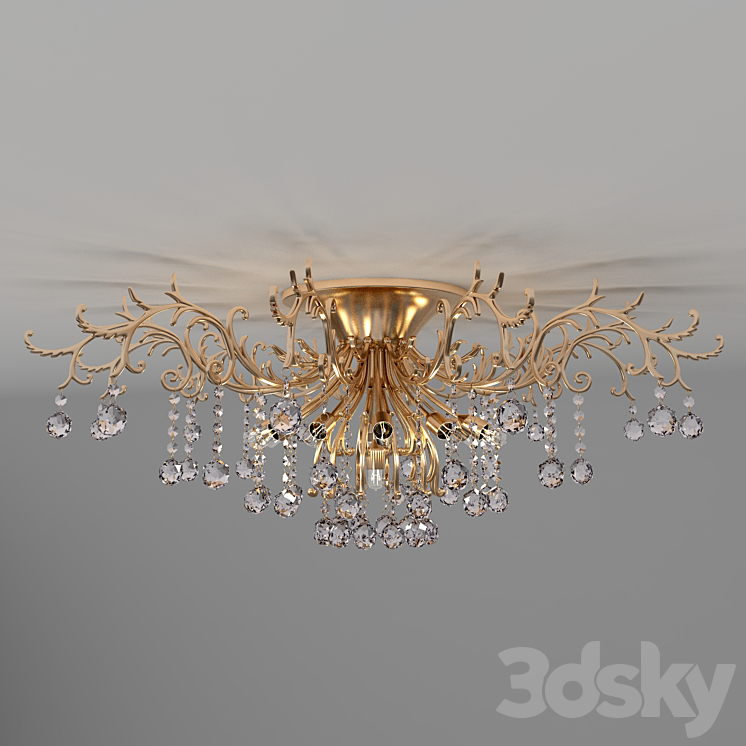 Chandelier Eurosvet Asfour 0022 3DS Max - thumbnail 1