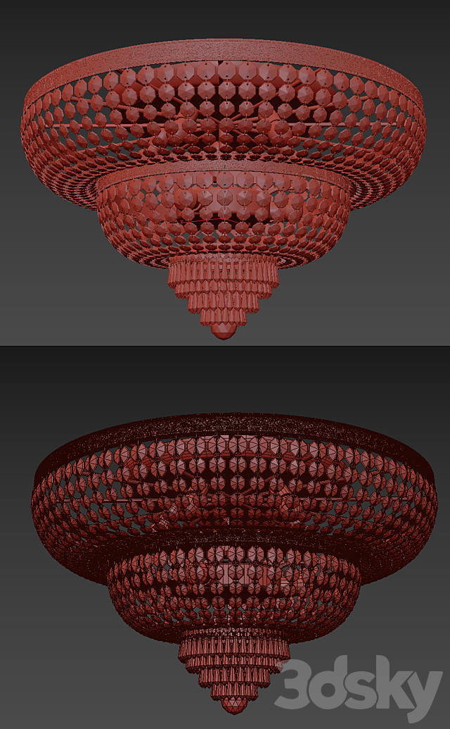 Chandelier Santa E 1.8.80.600 GB 3ds Max - thumbnail 2