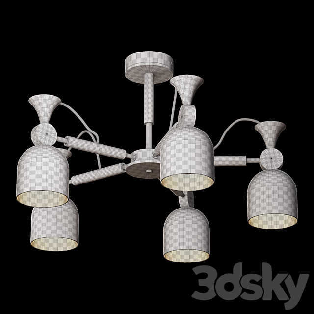 Chandelier Velante 225-003-05 and 225-023-05 3DS Max Model - thumbnail 6