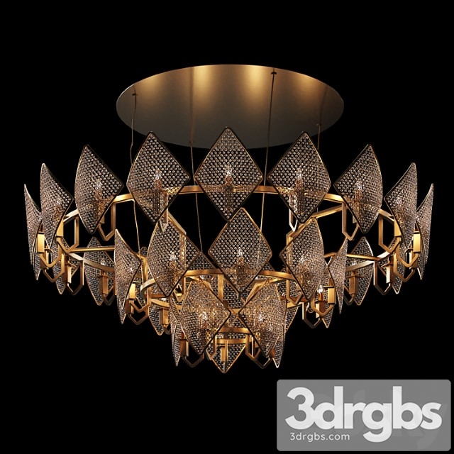 Chandeliers baga by patrizia gargandi 3dsmax Download - thumbnail 1