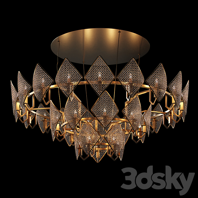 Chandeliers Baga by Patrizia gargandi 3DSMax File - thumbnail 1