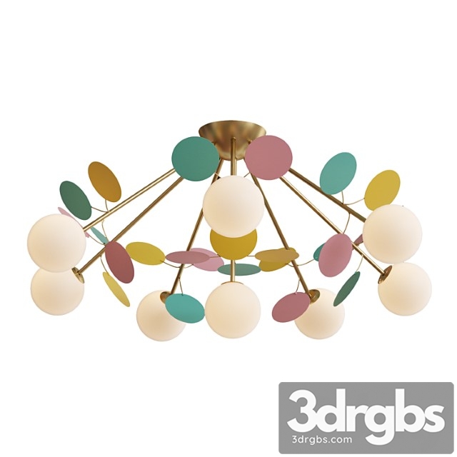 Childrens Ceiling Chandelier Multi Bliss 2772 8p 53455 1 3dsmax Download - thumbnail 1