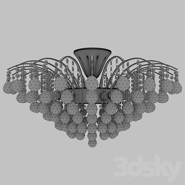 Crystal Chandelier 3DSMax File - thumbnail 3