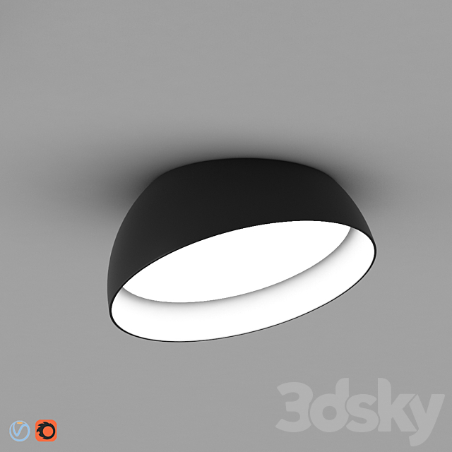 Delta Light Superdome Recessed 3DS Max Model - thumbnail 2