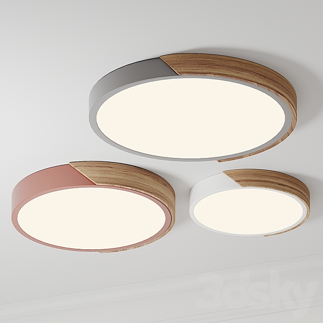 Dimmable Modern Minimalist Cheap Round 3DSMax File - thumbnail 1