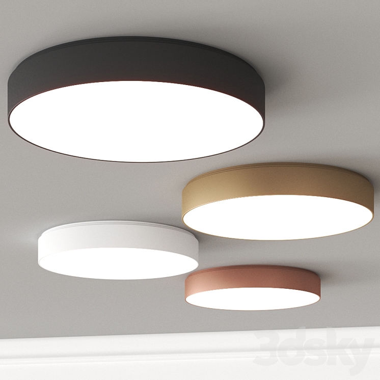 Discus up \/ Down by Petridis Sa Ceiling Lamp 3DS Max Model - thumbnail 3