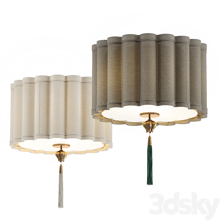 Dorette Flush Mount Ceiling Light by Anthropologie 3DS Max - thumbnail 1