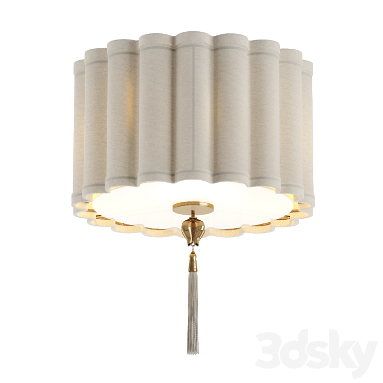 Dorette Flush Mount Ceiling Light by Anthropologie 3DS Max - thumbnail 2