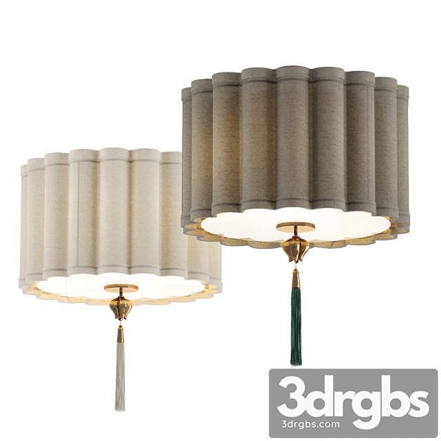 Dorette Flush Mount Ceiling Light by Anthropologie 3dsmax Download - thumbnail 1