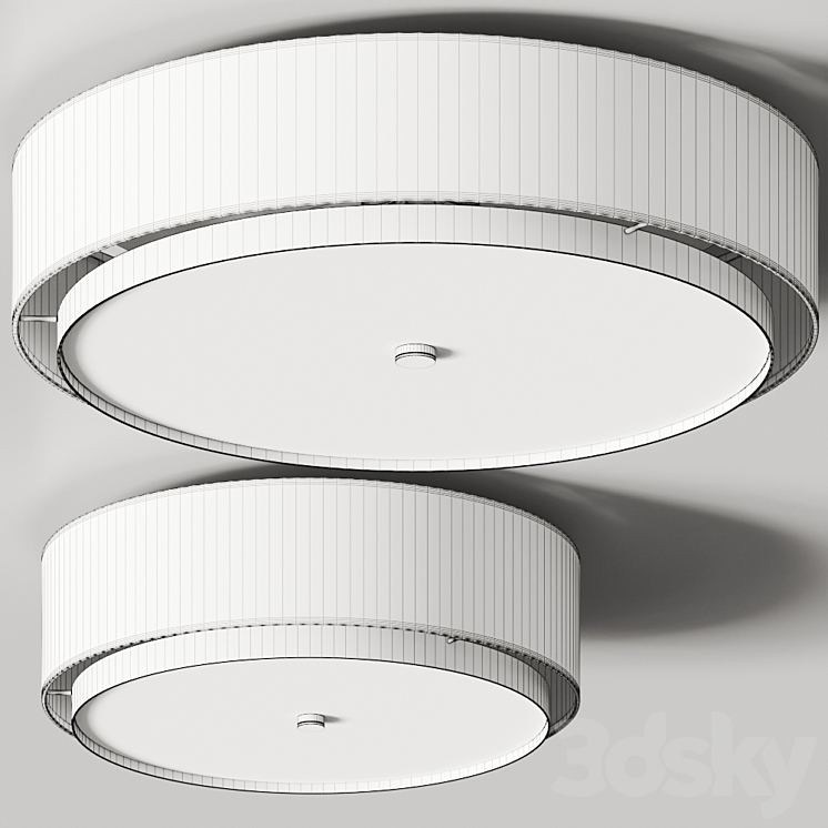 Estiluz Iris Ceiling Lamps 3DS Max - thumbnail 2