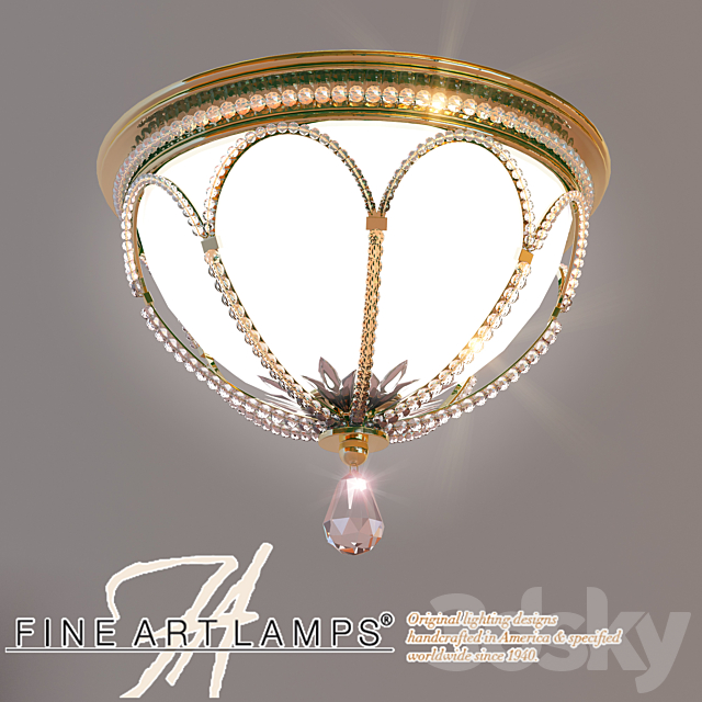 Fine Art Lamps PRUSSIAN NEOCLASSIC 858240-1ST 3ds Max - thumbnail 1