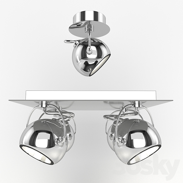 Fixtures IDEAL LUX LUNARE 3DSMax File - thumbnail 1