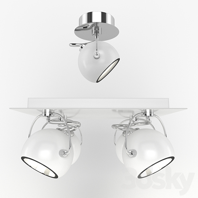 Fixtures IDEAL LUX LUNARE 3DSMax File - thumbnail 2