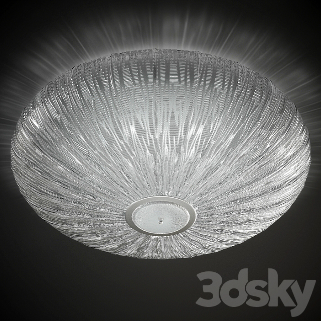 Glass & Glass Chandelier 1414 P CC 3DS Max Model - thumbnail 1