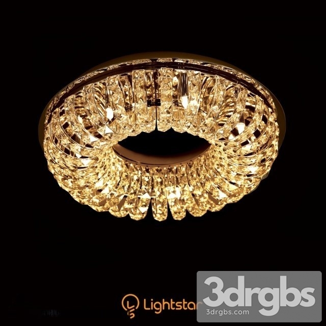 Halogen Lightstar Onda Ceiling Lamp 3dsmax Download - thumbnail 1