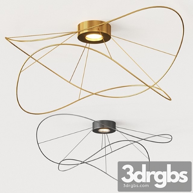 Hoops by axolight ceiling lamp - thumbnail 1