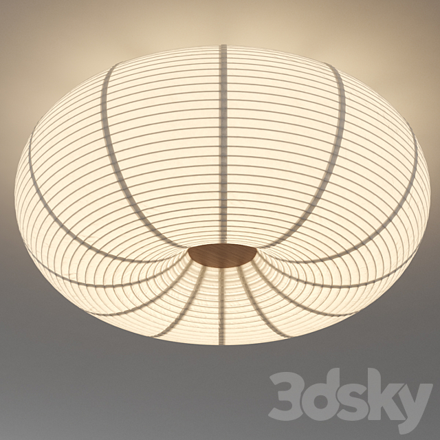 IKEA RISBYN. LED ceiling lamp. 50 cm 3DSMax File - thumbnail 3