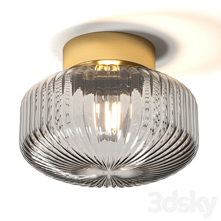 Ikea Solklint Ceiling Lamp 3DS Max Model - thumbnail 1