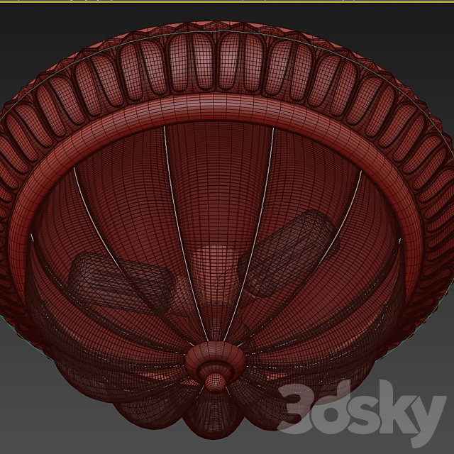 Lamp A2241PL-3WG from the San marco collection from the Arte Lamp factory 3DSMax File - thumbnail 3