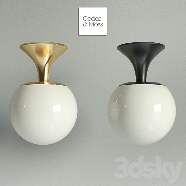 Lamp Sedar & Moss Cascade 3ds Max - thumbnail 1