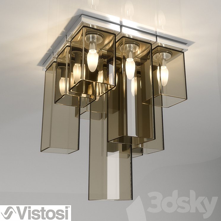 Lamp Vistosi TUBES 3DS Max - thumbnail 1