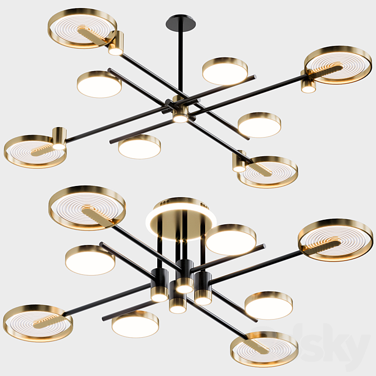 Lampatron VILTA & VILTA CH pendant light 3DS Max Model - thumbnail 1