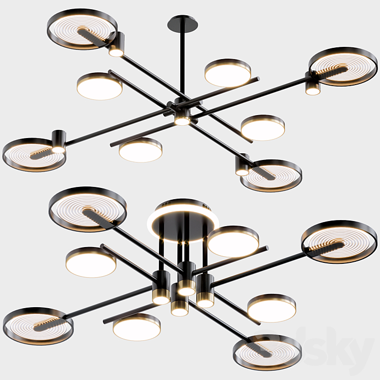 Lampatron VILTA & VILTA CH pendant light 3DS Max Model - thumbnail 2