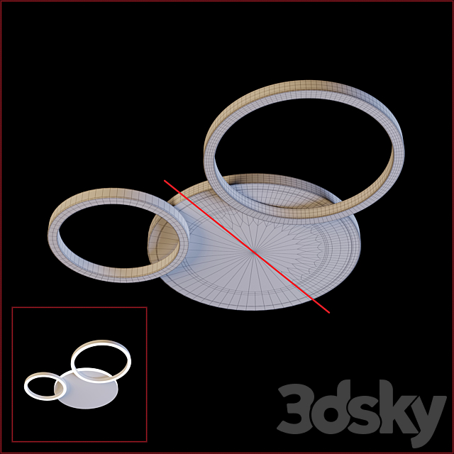 Led omicron ring light 3DS Max Model - thumbnail 4