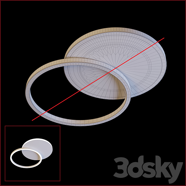 Led omicron ring light 3DS Max Model - thumbnail 5