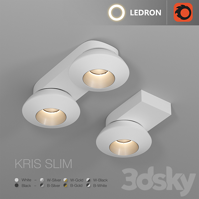 Ledron KRIS SLIM 3ds Max - thumbnail 1