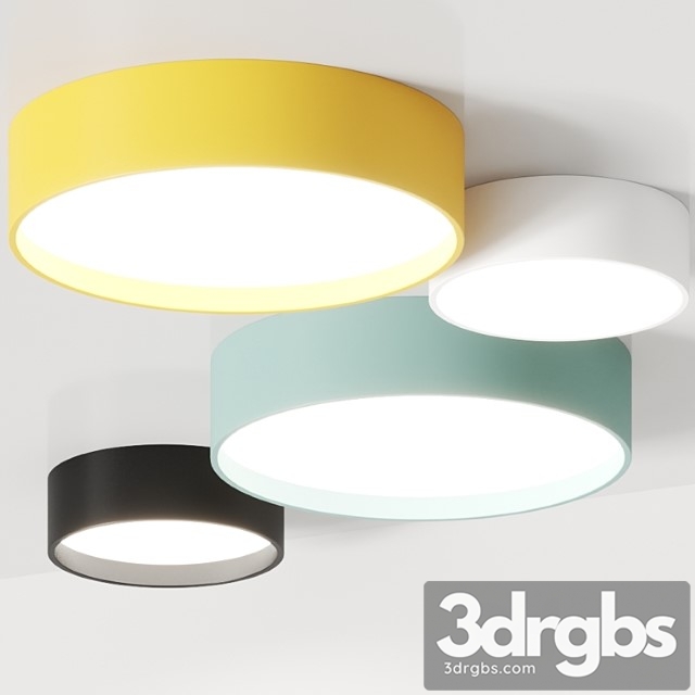 Louis poulsen lp circle ceiling lamps 3dsmax Download - thumbnail 1