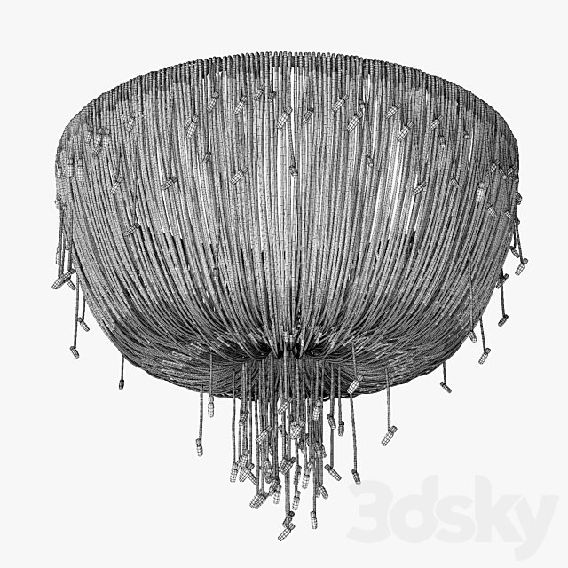 Louise Bradley – Crystal drape light 3DS Max Model - thumbnail 4