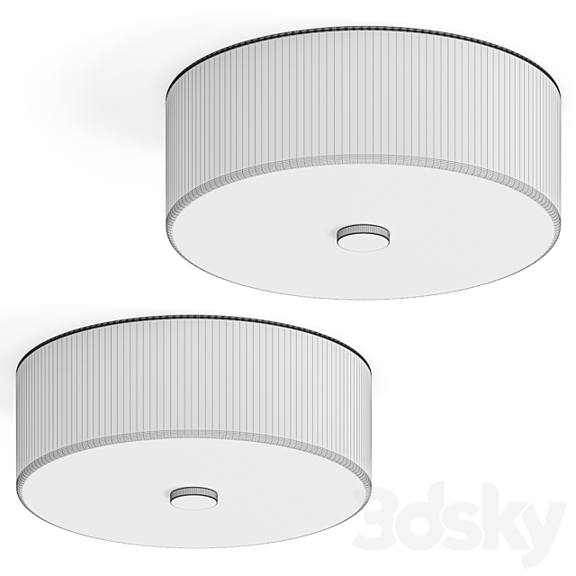 Lulu and Georgia Cher Flush Mount Light Ceiling Lamp 3DS Max Model - thumbnail 3